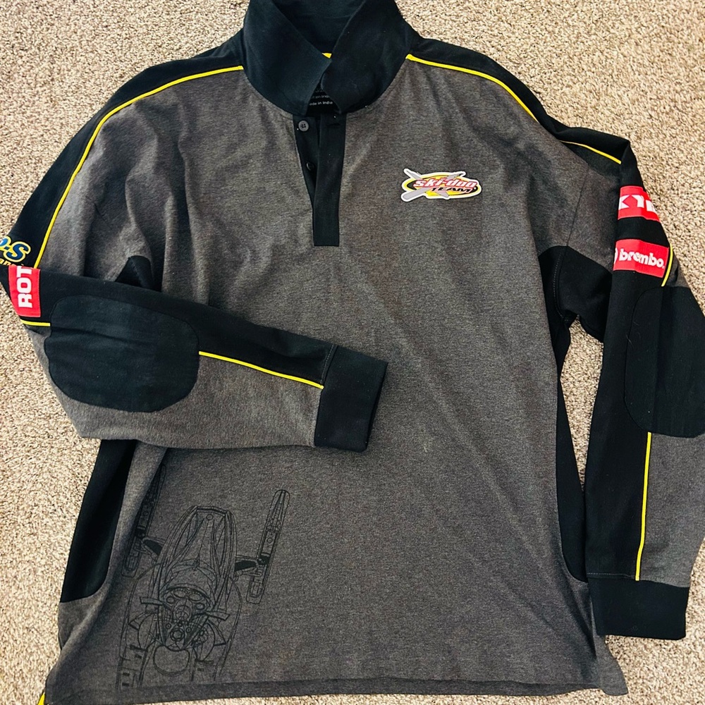 Ski-doo rugby x-team racing quarter button